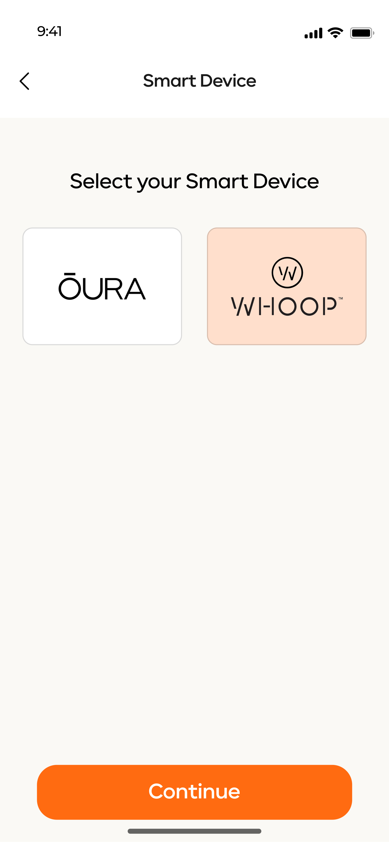 Whoop Integration